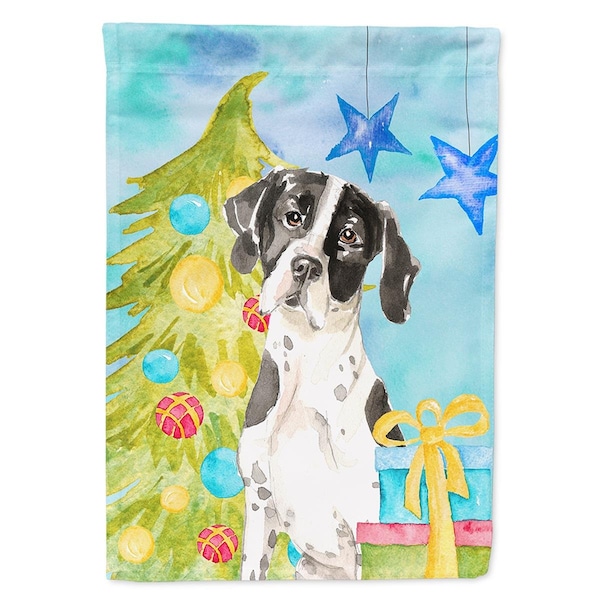Carolines Treasures Christmas Tree English Pointer Flag Canvas House Size - CK1880CHF