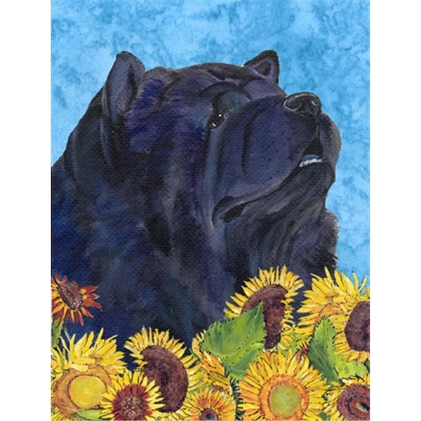 Carolines Treasures 28 x 40 In. Chow Chow Flag Canvas- House Size - SS4134CHF