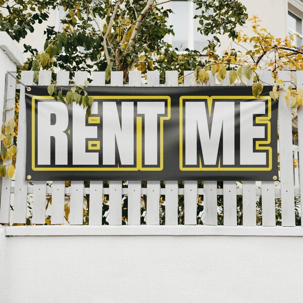 Signmission Rent Me, 18 Inch x 48 Inch, Vinyl Banner - B-30833