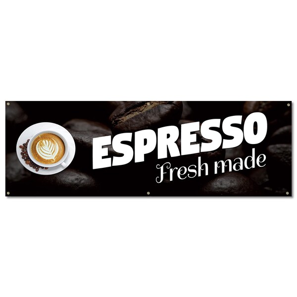 Signmission Espresso, 24 Inch, Banner - B-72-30373