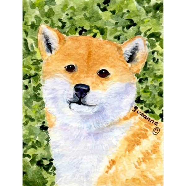Patioplus 11 x 15 in. Shiba Inu Garden Size Flag - PA631280