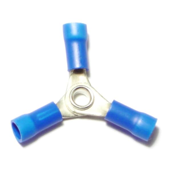 Conectores de empalme de tres vías de 16 a 14 WG de Midwest Fastener, paquete de 8 unidades - 70003