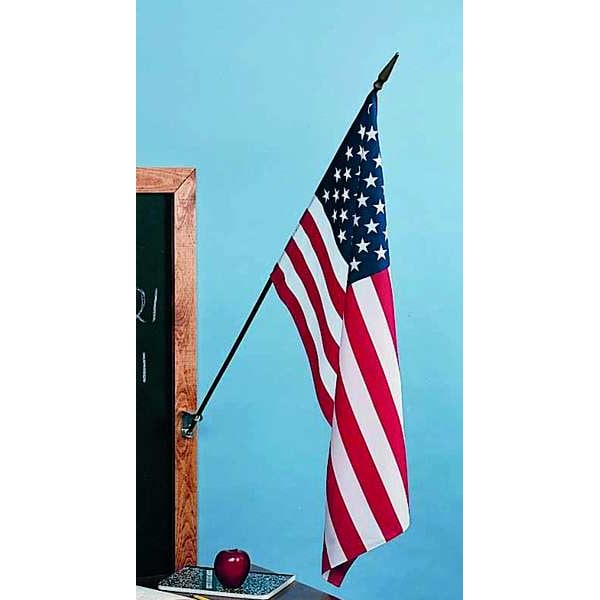 Annin Flagmakers US Classroom Flag, 24x36in, Nylon, PK12 - 43100