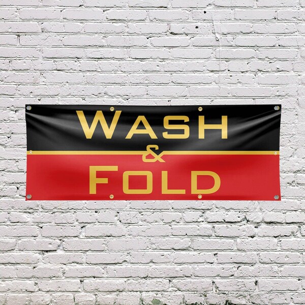 Signmission Wash and Fold, 36 Inch x 96 Inch, Vinyl Banner - B-96-30920