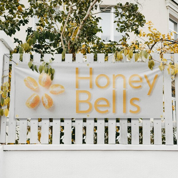 Signmission Honey Bells, 24 Inch x 72 Inch, Vinyl Banner - B-72-30697