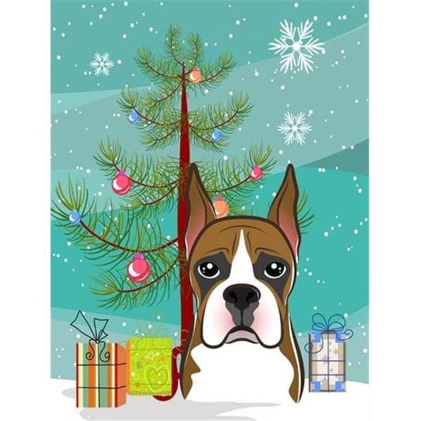 Patioplus Christmas Tree And Boxer Flag Garden Size - PA632638