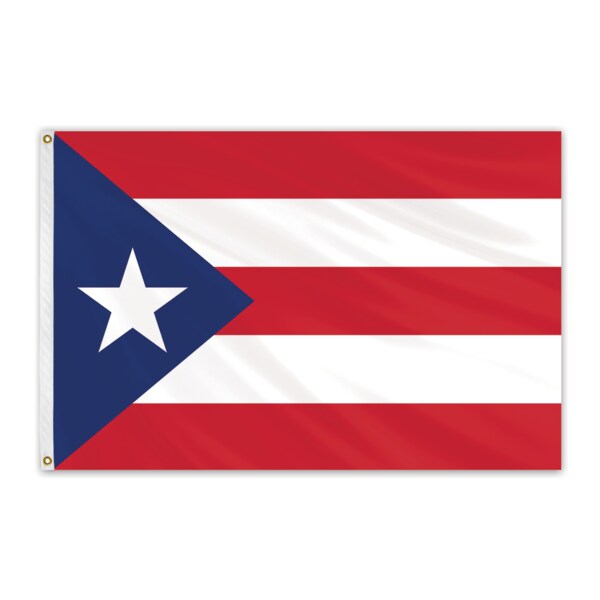 Global Flags Unlimited Puerto Rico Outdoor Nylon Flag 3'x5' - 200779
