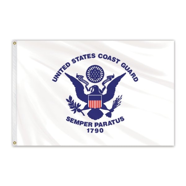 Global Flags Unlimited Coast Guard Outdoor Nylon Flag 4'x6' - 203853