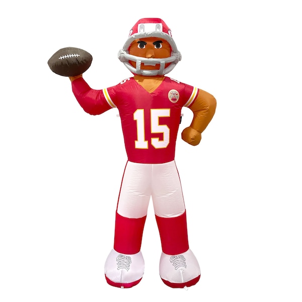 Logo Brands Kansas City Chiefs Patrick Mahomes Helmet Inflatable Mascot - 616P-100-PMH