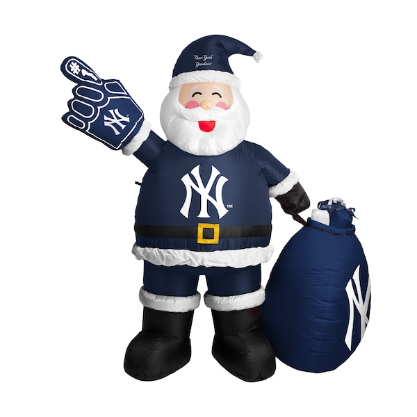 Logo Brands New York Yankees Inflatable Santa - 520-100-S