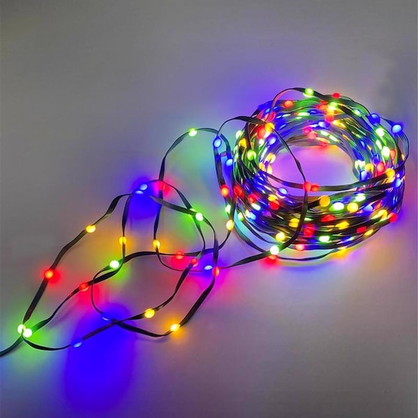 Celebrations Celebrations Platinum LED RGB 100 ct String Christmas Lights 16.5 ft. - RGBR100A