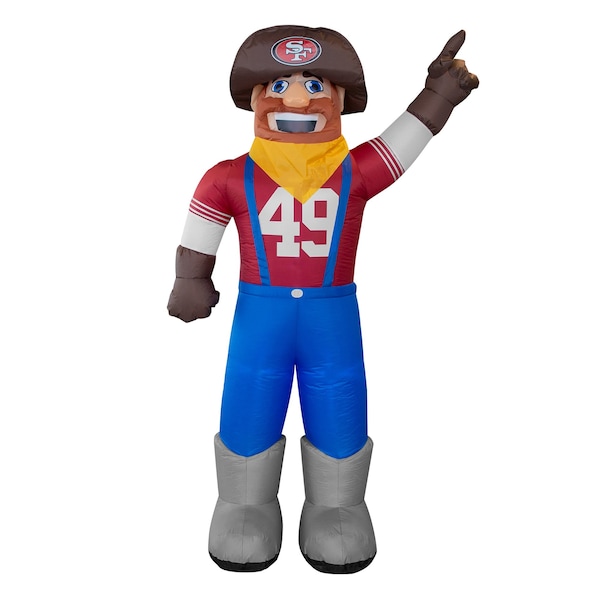Logo Brands San Francisco 49ers Inflatable Mascot - 627-100-M