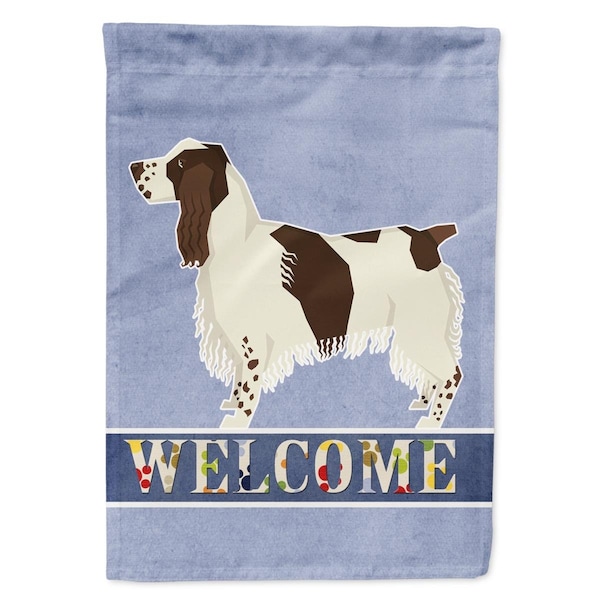 Carolines Treasures English Springer Spaniel Welcome Flag Canvas House Size - CK3596CHF