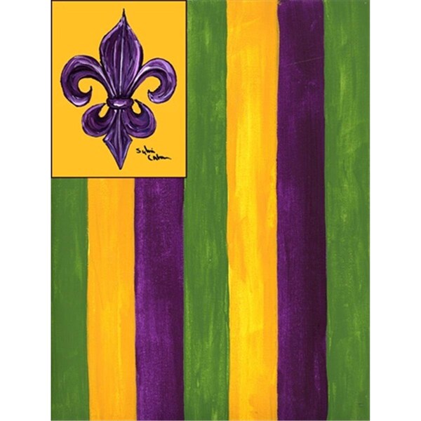 Patioplus 11 x 15 in. Mardi Gras Garden Size Flag - PA951215