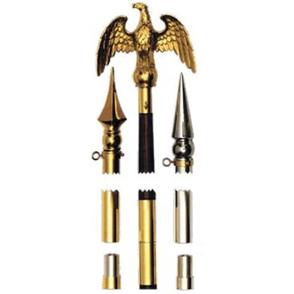 Ss Collectibles 95W 9 ft. X 1-.38 in. Oak Flagpole - SS2521630