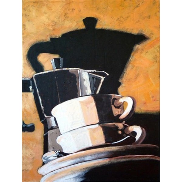 Patioplus Coffee II by Roy Avis Flag Canvas House Size - PA754755