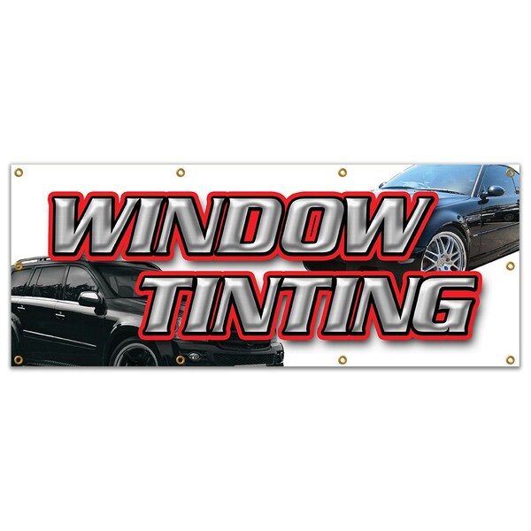 Signmission Window Tinting, 36 Inch x 96 Inch, Banner - B-96 WINDOW TINTING