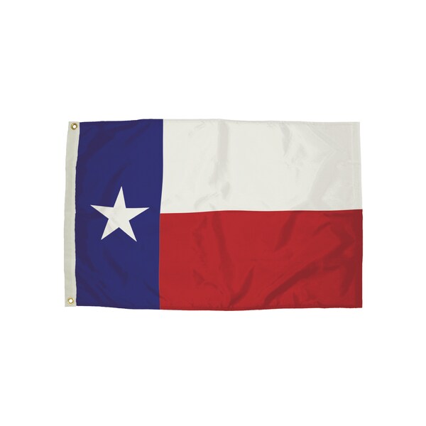 Flagzone Durawavez Nylon Outdoor Flag with Heading & Grommets, Texas, 3ft x 5ft - 2422051