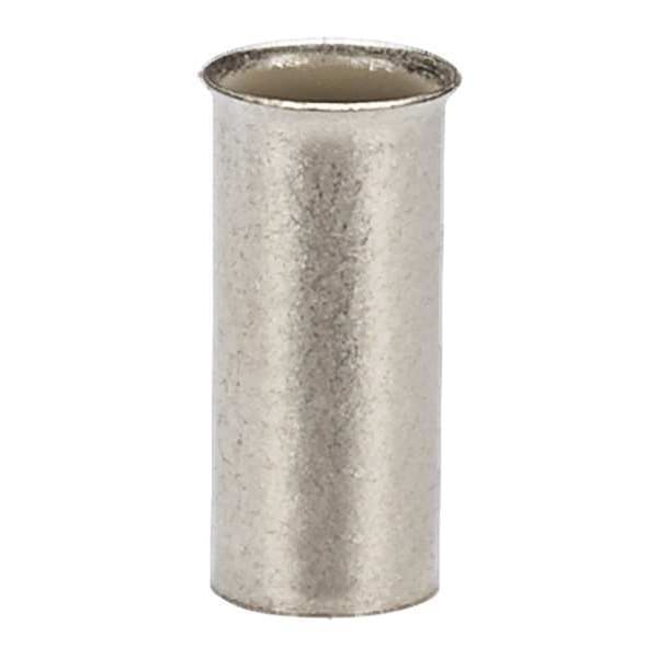 Panduit Ferrule, 8 AWG, Sin aislamiento, 15/32 pulg., Paquete de 500 - F83-12-D