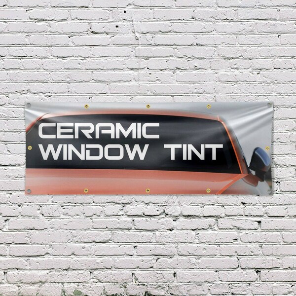 Signmission Ceramic window tint, 48 Inch x 120 Inch, Vinyl Banner - B-120-30513