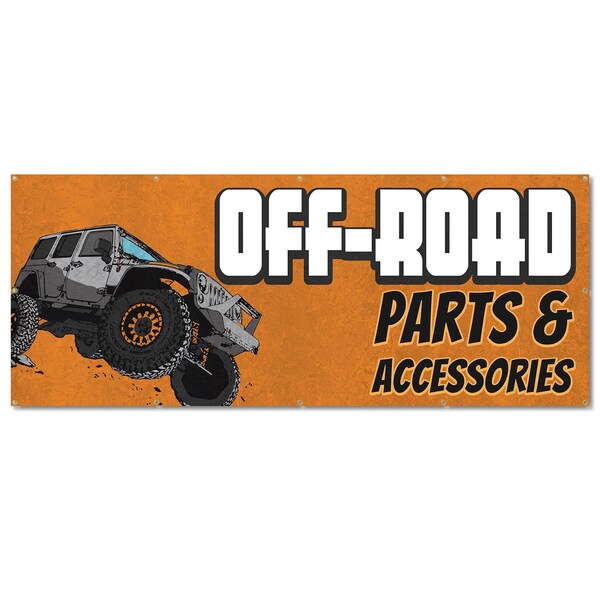Signmission Off-Road Parts, 48 Inch, Banner - B-120-30405