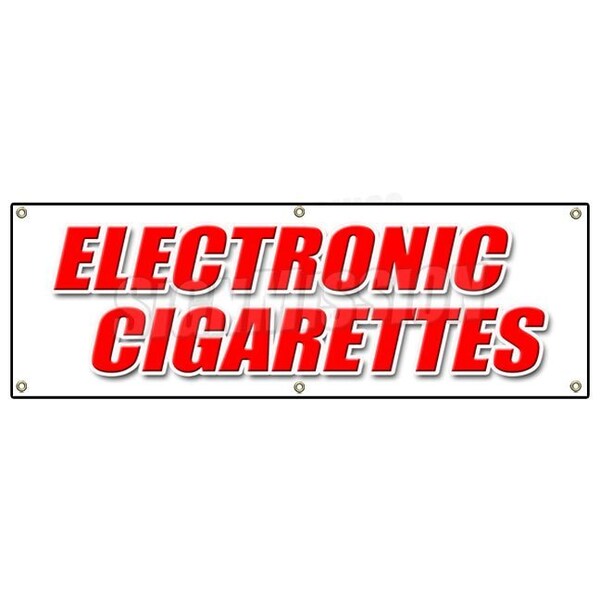 Signmission ELECTRONIC CIGARETTES BANNER SIGN hookah pens e-hookahs vape pipes - B-72 ELECTRONIC CIGARETTES