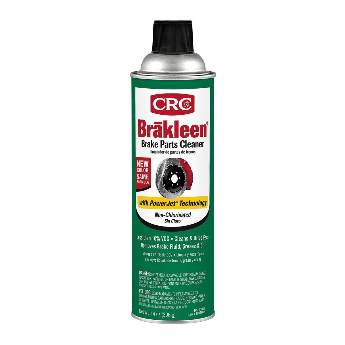Limpiador de piezas de freno sin cloro Brakleen de 14 oz - 57267