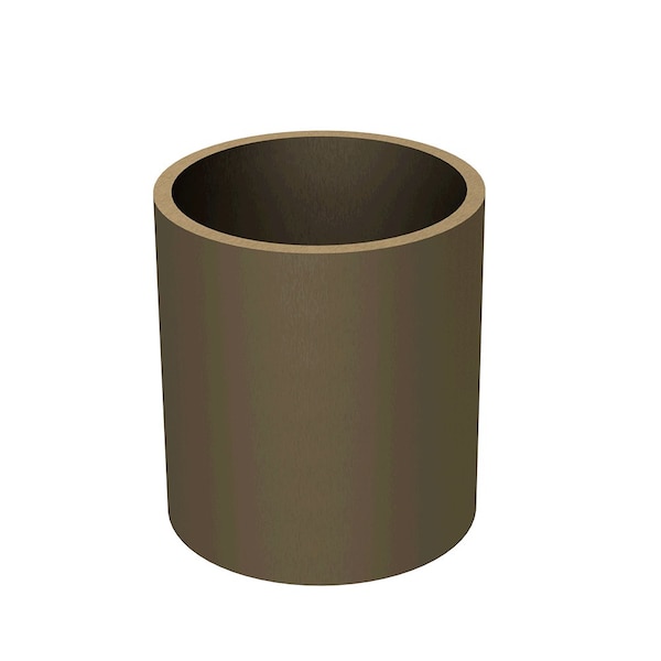 Diseños de Distinción .815" x 1" Ferrule Redonda - Bronce Cálido - 01FRC1010WB1