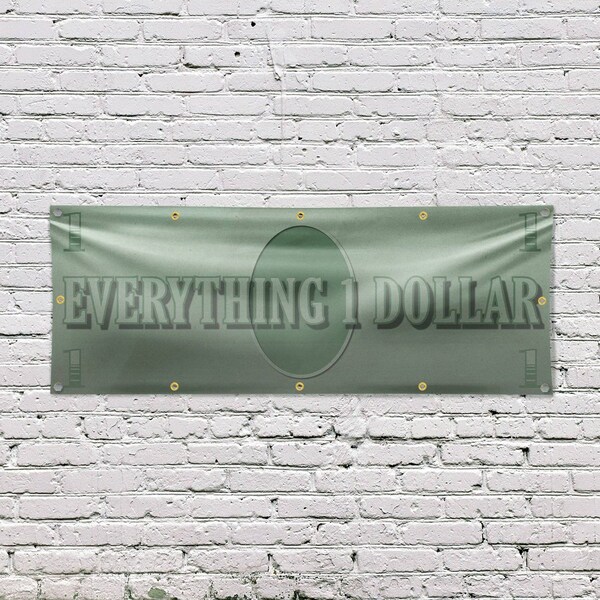 Signmission Everything 1 Dollar, 48 Inch x 120 Inch, Vinyl Banner - B-120-30565