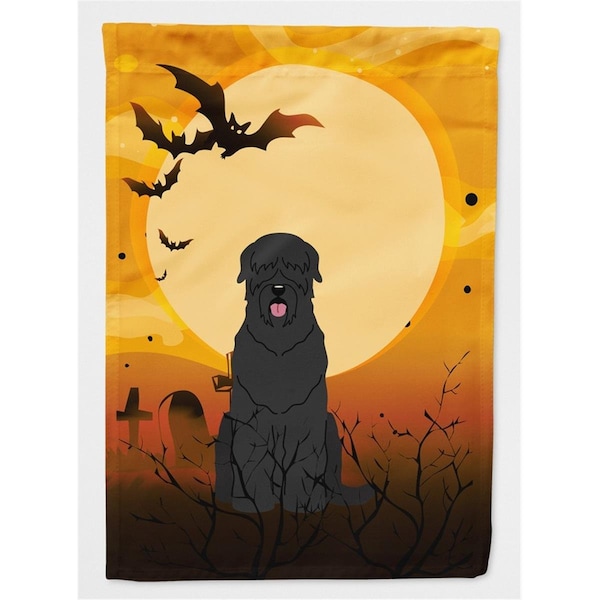 Patioplus Halloween Black Russian Terrier Flag Canvas House Size - PA2550186