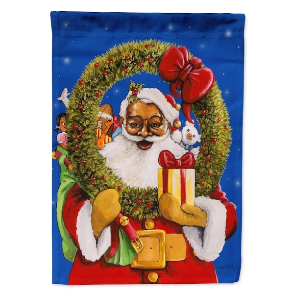 Patioplus 11 x 0.01 x 15 in. Santa Claus African Santa Garden Flag - PA2553524
