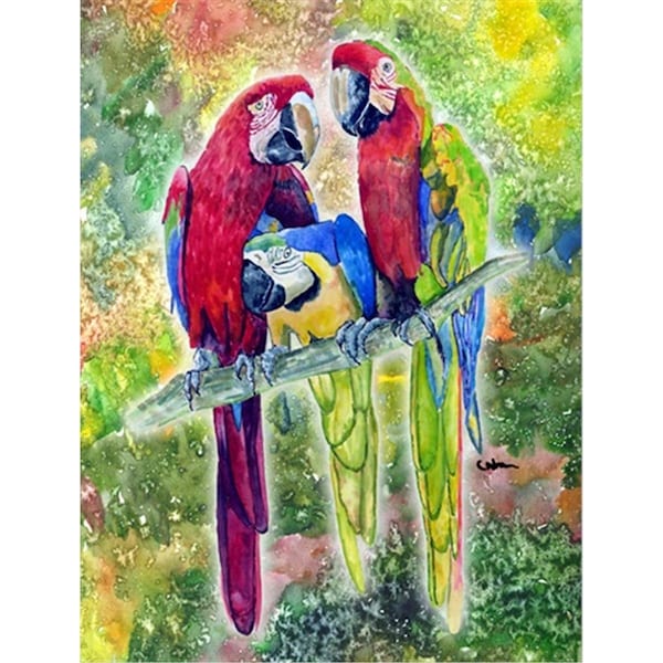 Patioplus Parrot Parrot Head Flag - Garden Size, 11 x 15 in. - PA631186