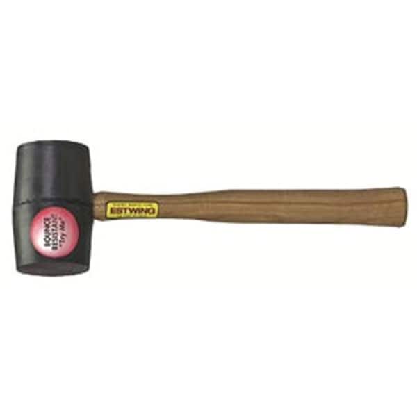 Estwing Estwing 268-DH-18 31121 18-Oz. Deadhead Rubber Mallet W-Wood Hand - 268-DH-18