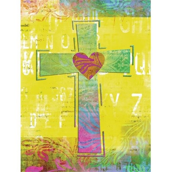 Carolines Treasures Carolines Treasures SB3100CHF Artsy Cross Flag Canvas House Size - SB3100CHF