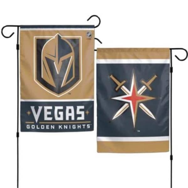 Wincraft Vegas Golden Knights Flag 12x18 Garden Style 2 Sided - 3208529556