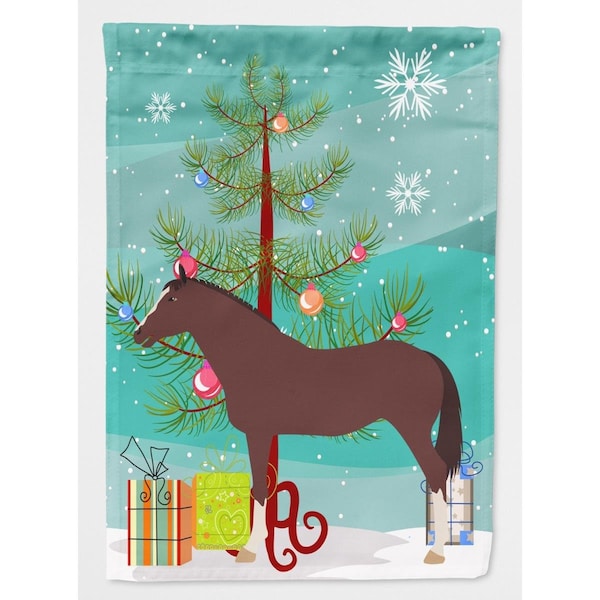 Patioplus English Thoroughbred Horse Christmas Flag Garden - Size - PA2551590