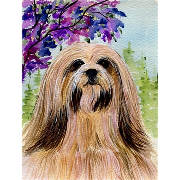 Carolines Treasures Lhasa Apso Flag - Garden Size- 11 x 15 in. - SS8436GF