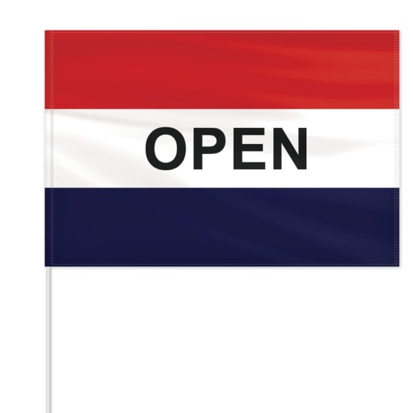 Global Flags Unlimited Economy Message Field Flags Pole Included Open - 205593
