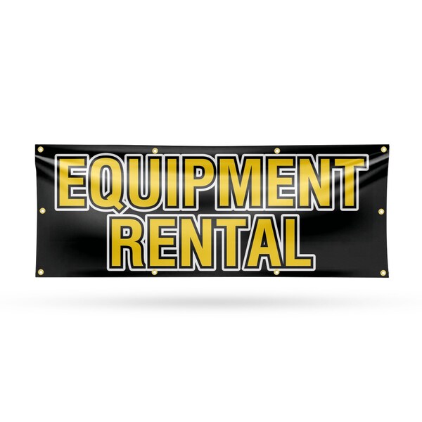 Signmission Equipment Rental, 36 Inch x 96 Inch, Vinyl Banner - B-96-30562