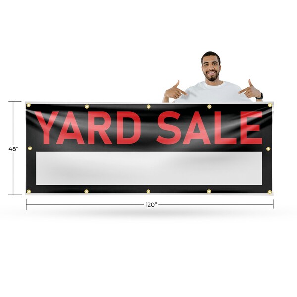 Signmission Yard Sale, 48 Inch x 120 Inch, Vinyl Banner - B-120-30949