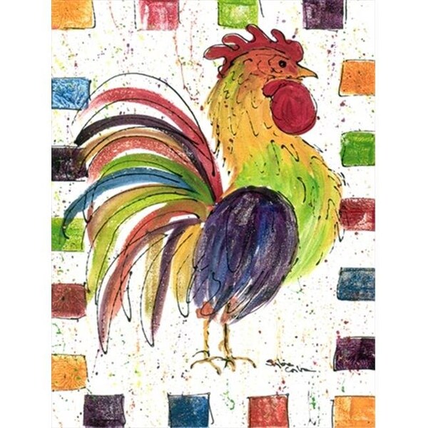 Carolines Treasures Carolines Treasures 8071CHF Rooster Flag Canvas House Size - 8071CHF