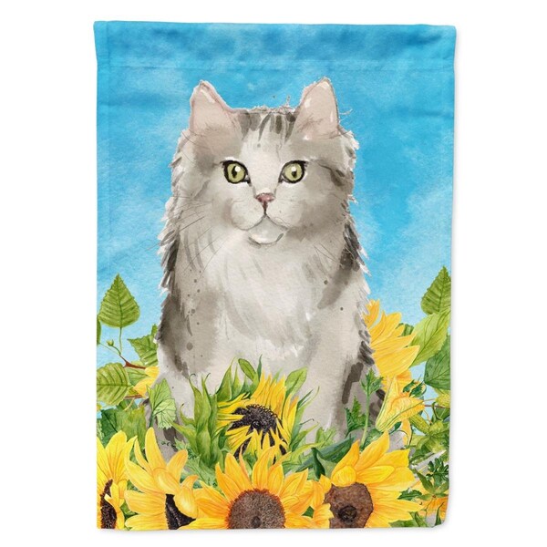 Carolines Treasures Ragamuffin in Sunflowers Flag Canvas House Size - CK3156CHF