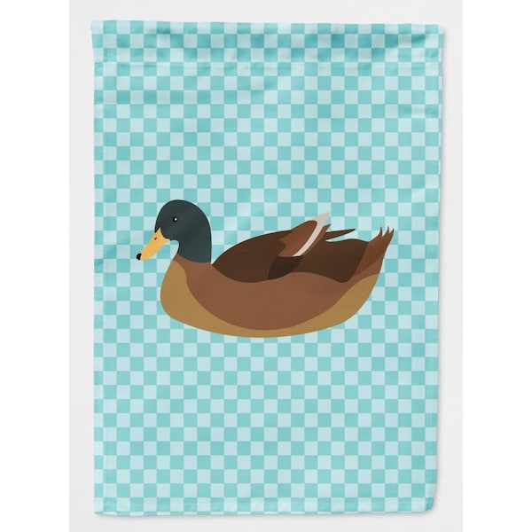 Patioplus Khaki Campbell Duck Blue Check Flag Garden Size - PA2551162