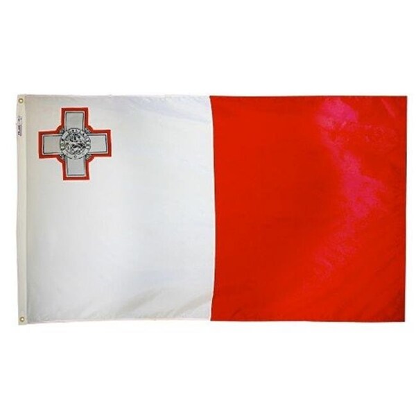 Annin Flagmakers Annin Flagmakers 195490 2 ft. X 3 ft. Nyl-Glo Malta Flag - 195490