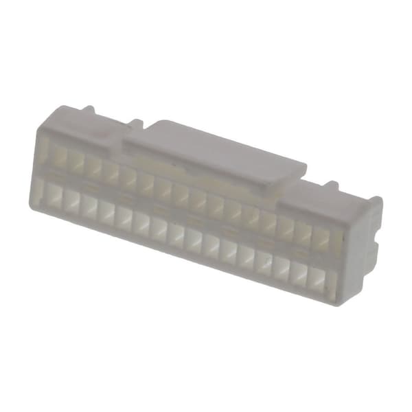 Conector de tarjeta Molex, 32 contactos, 2 filas, hembra, paso de 0.049 pulgadas, terminal de crimpado, bloqueo - 5041863200