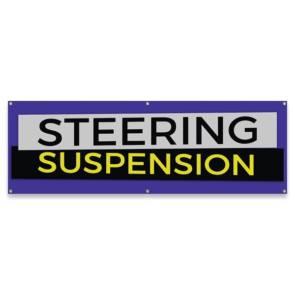 Signmission Steering Suspension Banner Concession Stand Food Truck Single Sided - B-72-30159
