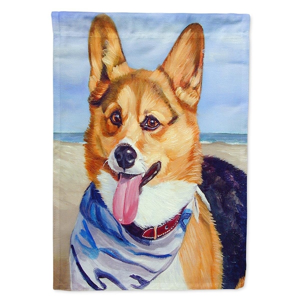Patioplus Corgi Beach Bandana Flag Canvas House Size - PA1513456