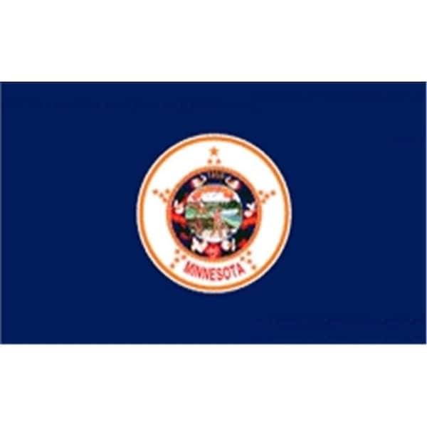 Annin Flagmakers Annin Flagmakers 142750 2 ft. X 3 ft. Nyl-Glo Minnesota Flag - 142750