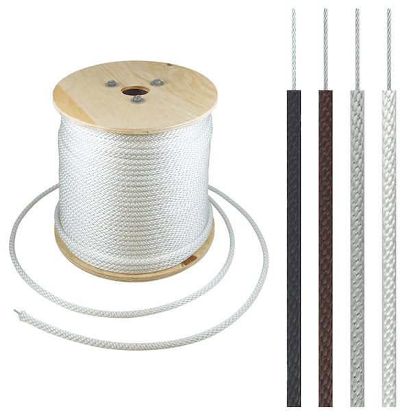 Global Flags Unlimited Wire Core Halyard 0.3125" Gray - 205351