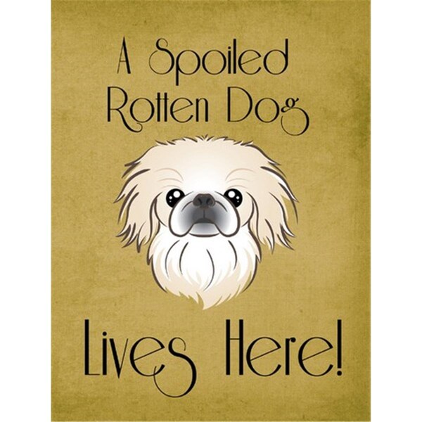 Patioplus Pekingese Spoiled Dog Lives Here Flag Garden Size - PA55630